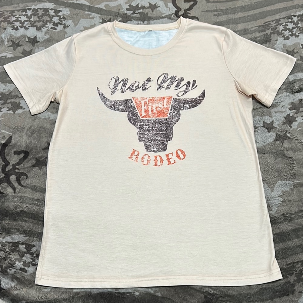 Cream Rodeo Tee